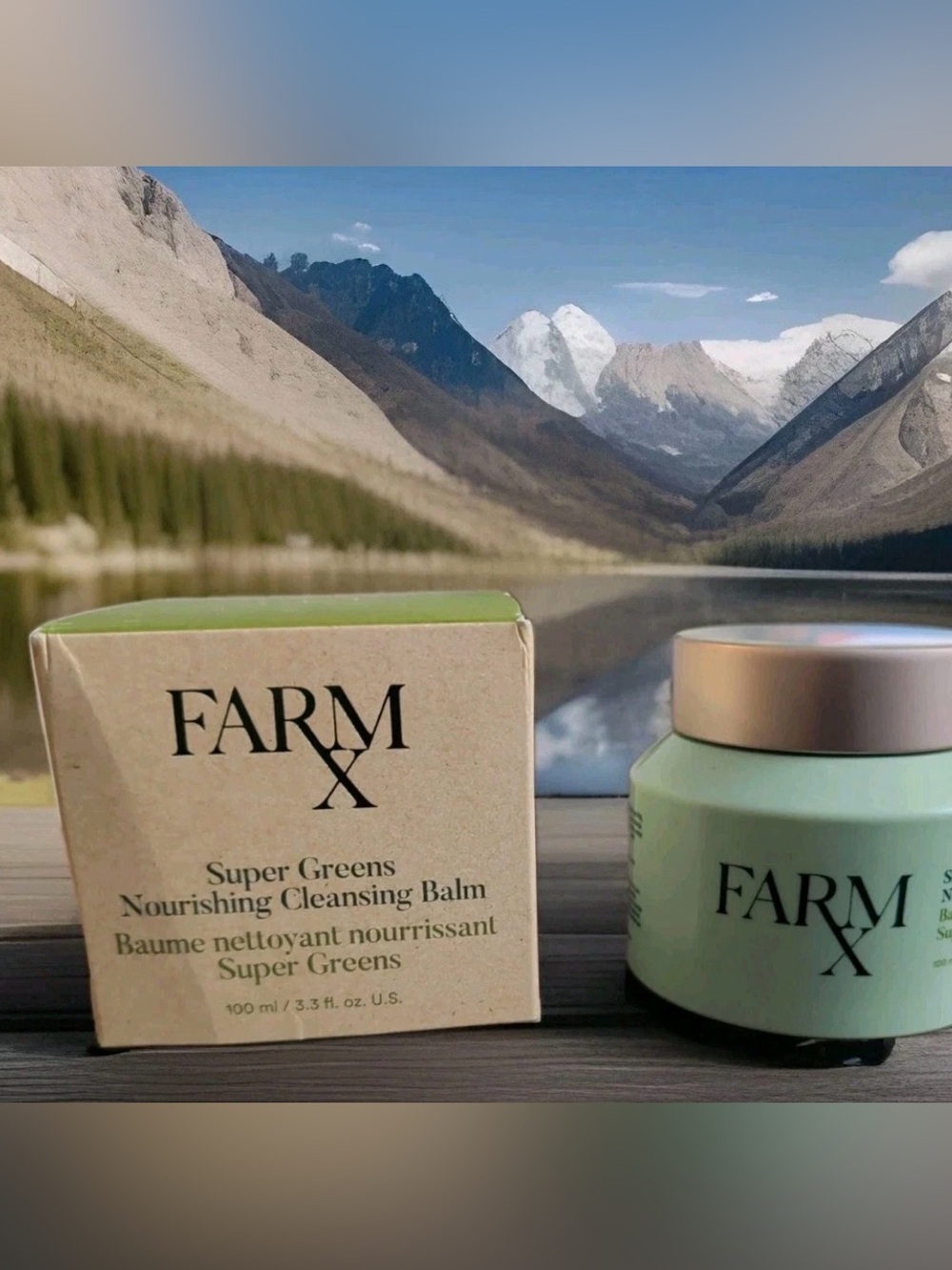 Avon Farm X Super Greens Nourishing Cleansing Balm - Light Green